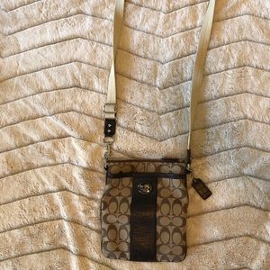 Coach brown crossbody bag